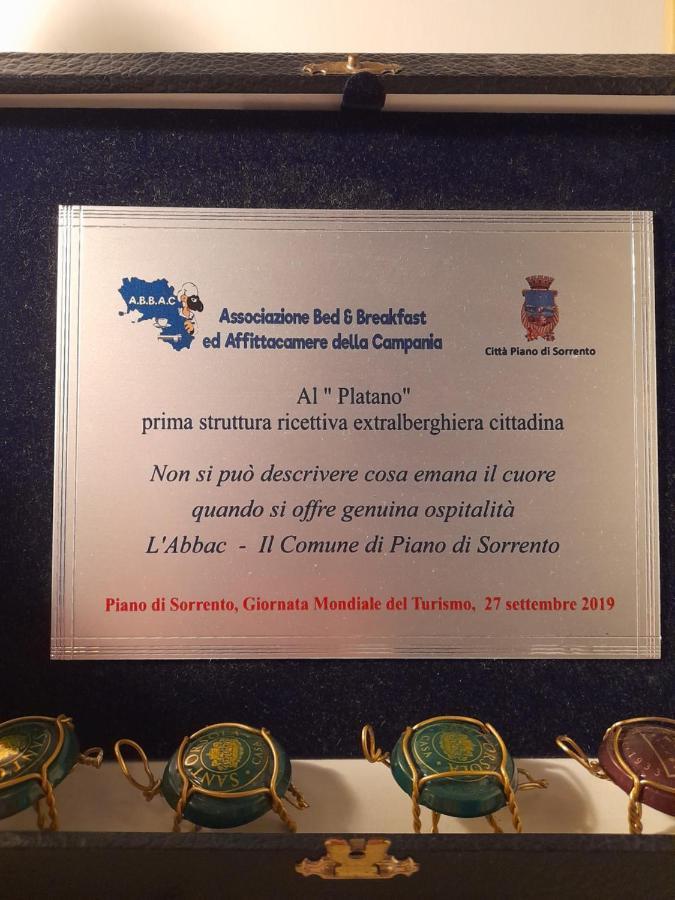 Il Platano Bed and Breakfast Piano di Sorrento Eksteriør billede